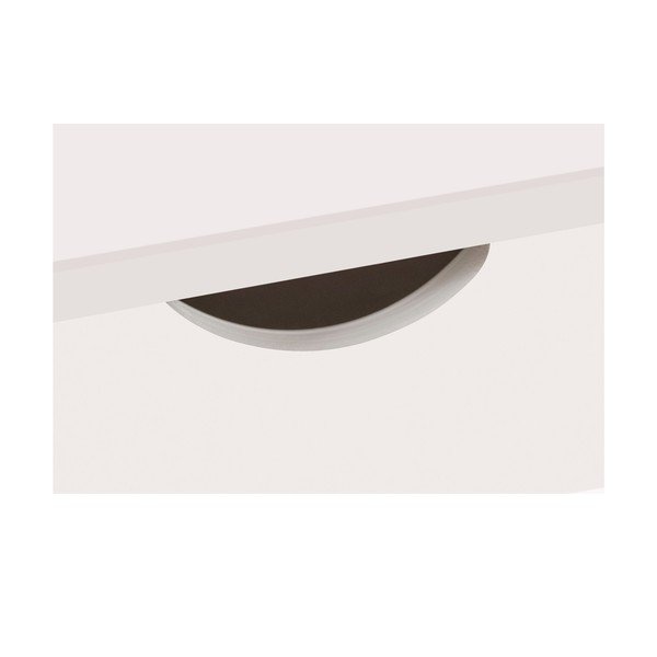 Baltas darbo stalas iš pušies medienos su lentyna Støraa Gava-image-1