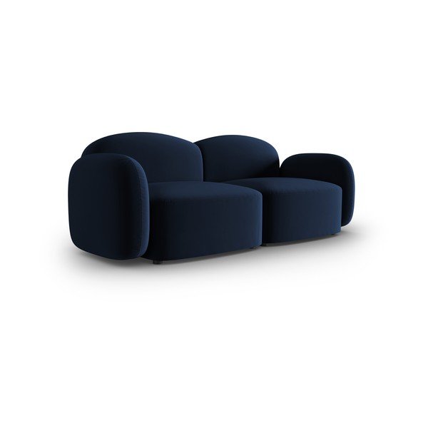Sofa mėlynos spalvos iš velveto 194 cm Blair – Micadoni Home-image-2
