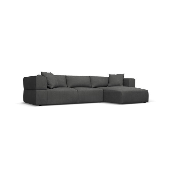 Kampinė sofa tamsiai pilkos spalvos (su dešiniuoju kampu) Esther – Milo Casa-image-2