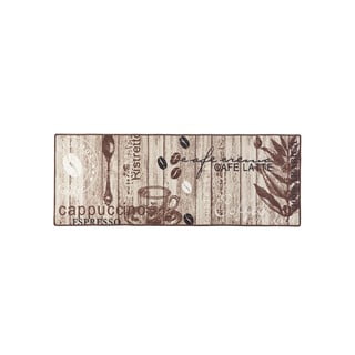 Rudos spalvos virtuvės kilimas Hanse Home Delicious Coffee, 67 x 180 cm