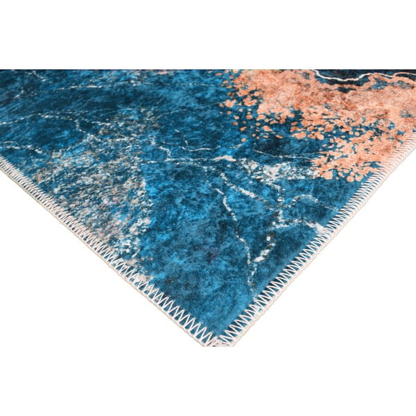 Mėlyna/auksinė kiliminė danga 200x80 cm - Vitaus-image-2