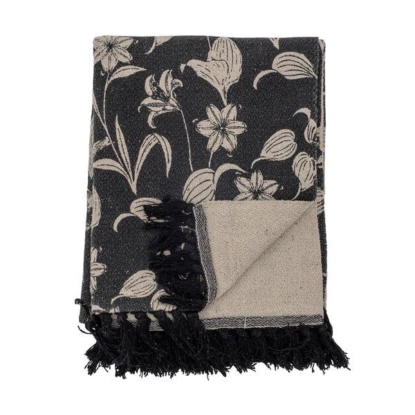 Perdirbtos medvilnės antklodė 130x160 cm Mali - Bloomingville-image-3