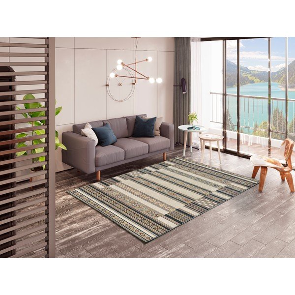 Smėlio spalvos kilimas 95x140 cm Antalia - Universal-image-1