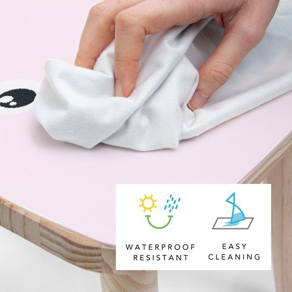 Vaikiška kėdutė iš pušies masyvo Little Nice Things Rose Bunny-image-2