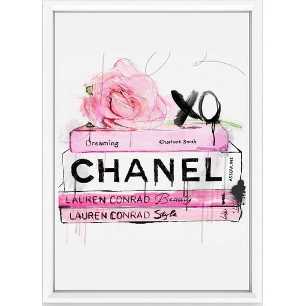 Plakatas 20x30 cm Books Chanel - Piacenza Art
