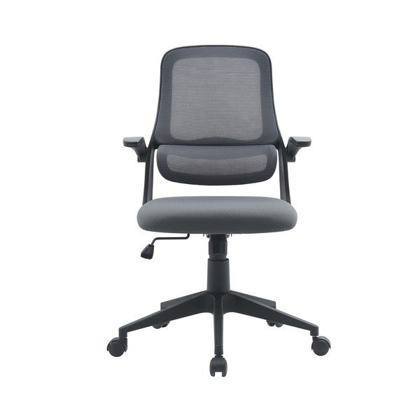 Pilkos spalvos iš audinio biuro kėdė Gilmore – Yes Everyday-image-1