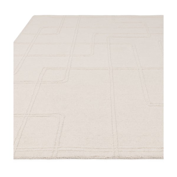 Rankų darbo iš vilnos kilimas kreminės spalvos 120x170 cm Ada – Asiatic Carpets-image-3