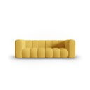 Sofa geltonos spalvos 228 cm Lupine – Micadoni Home