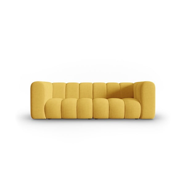Sofa geltonos spalvos 228 cm Lupine – Micadoni Home