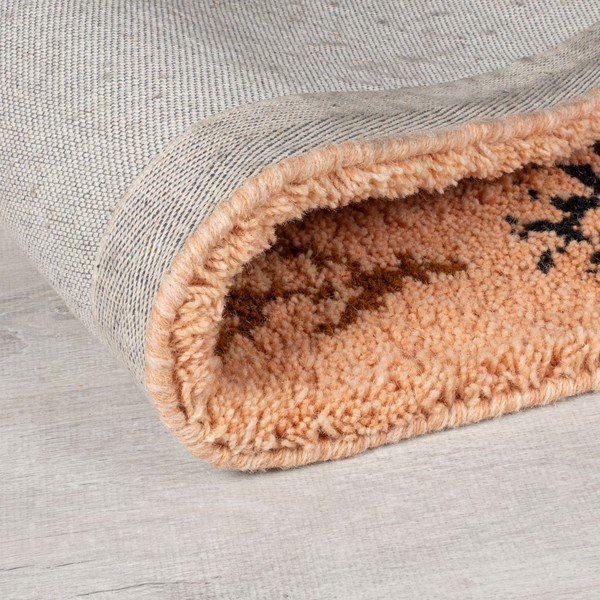Rankų darbo iš vilnos kilimas rausvos spalvos 160x230 cm Moroccan Sahara – Flair Rugs-image-2