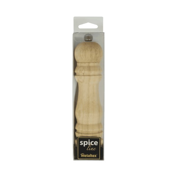Metaltex pipirų malūnėlis, pagamintas iš gummedžio medienos, 17 cm aukščio-image-1