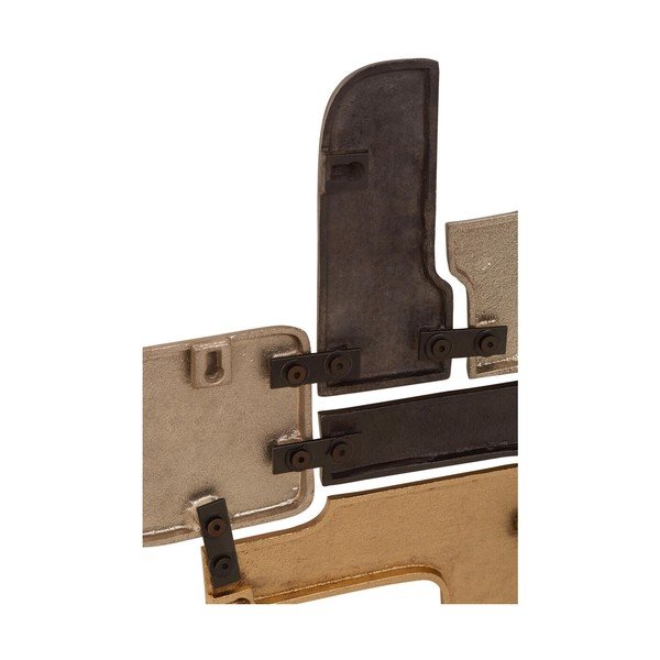 Iš metalo didelio formato sieninė dekoracija 40x61 cm Simbolo – Premier Housewares-image-3