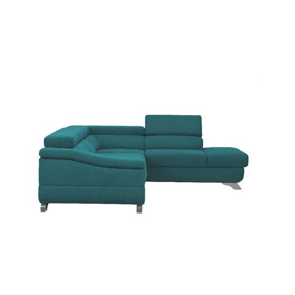 Turkio spalvos "Windsor & Co Sofos Gamma" kampinė sofa lova, dešinysis kampas-image-3