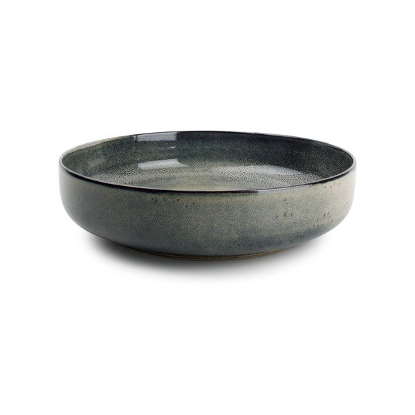 Žalios spalvos/mėlynos spalvos skirta serviravimui iš akmens masės lėkštė ø 28 cm Meridian – Salt&Pepper