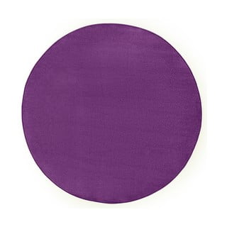 Apvalios formos kilimas tamsiai violetinės spalvos ø 200 cm Fancy – Hanse Home