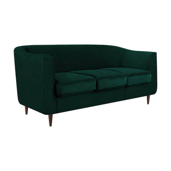 Tamsiai žalia "Kooko Home Glam" sofa, 175 cm