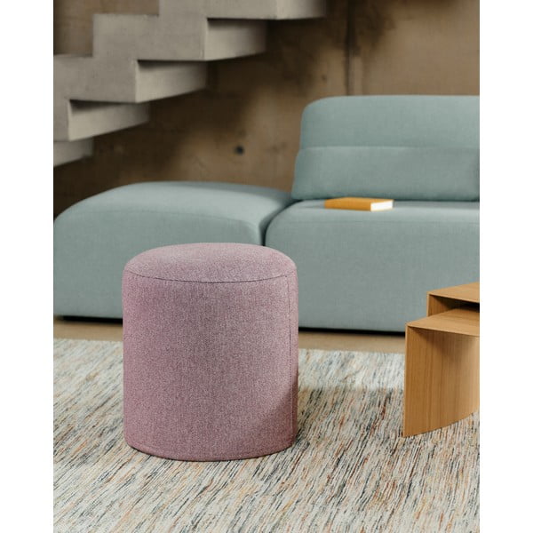 Violetinės spalvos pufas Kaeli – Kave Home-image-1