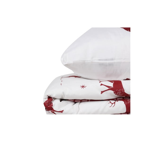 Medvilninio mišinio patalynė dvigulei lovai Mijolnir Geyik Claret Red, 200 x 220 cm-image-4