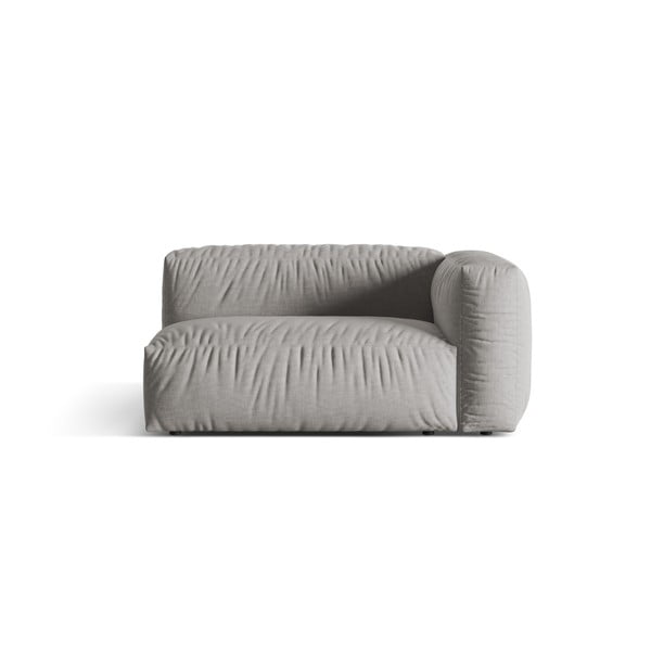 Modulinė sofos dalis šviesiai pilkos spalvos (su dešiniuoju kampu) Martina – Micadoni Home