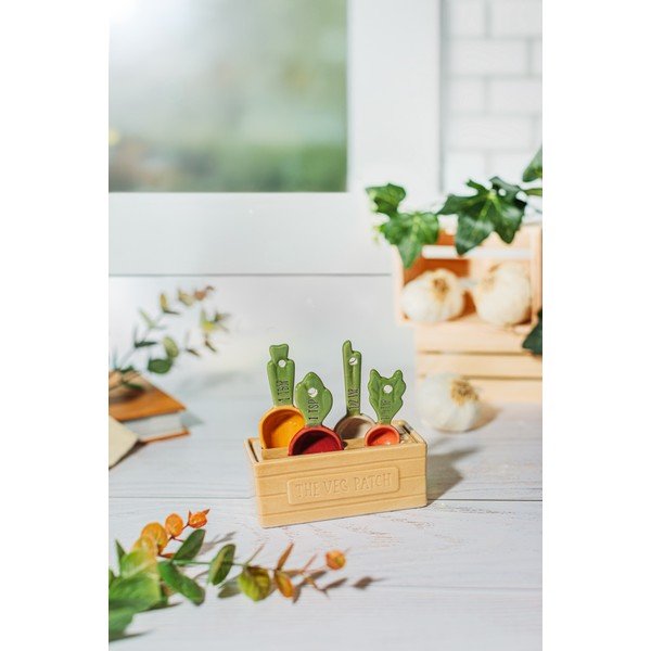 Iš keramikos matavimo indai 4 vnt. Vegetable – Sass & Belle-image-1