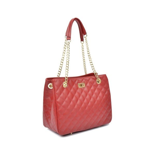 Raudona odinė rankinė Isabella Rhea Perta Rosso-image-3
