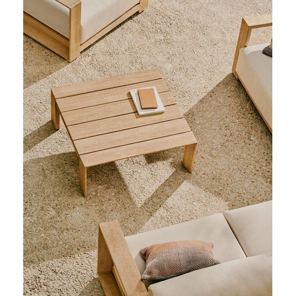 Iš akacijos masyvo sodo kavos staliukas 82,5x82,5 cm Ambra – Kave Home-image-1