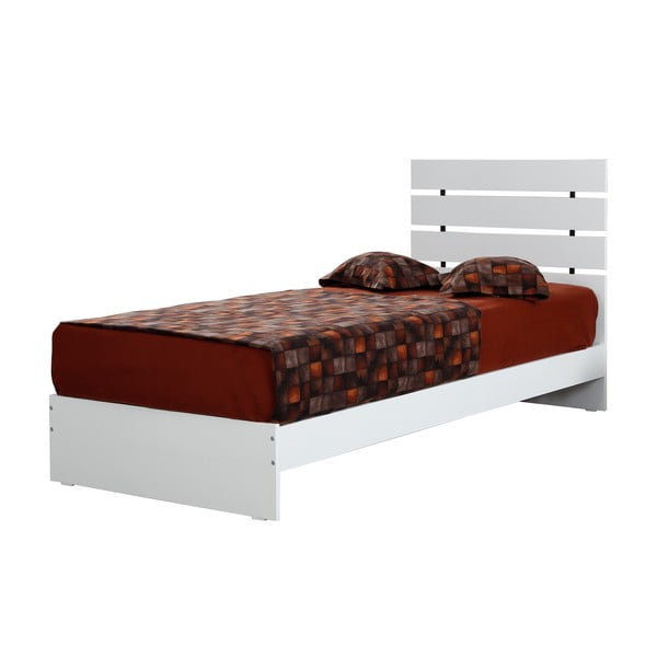 Viengulė lova baltos spalvos 120x200 cm Fuga – Kalune Design