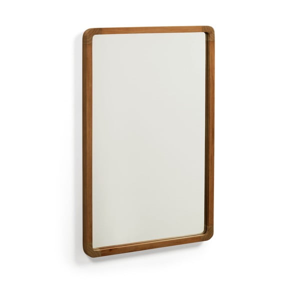 Sieninis veidrodis su medžio masyvo rėmu 45x70 cm Shamel – Kave Home