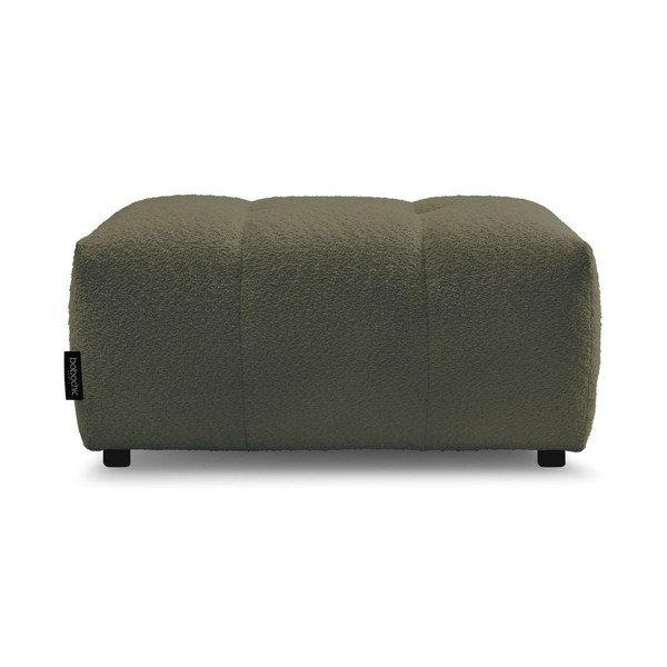 Khaki spalvos taburetė iš boucle Roxelane – Bobochic Paris