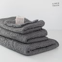 Tamsiai pilki rankšluosčiai ir vonios rankšluosčiai - 3 rinkiniai Honeycomb - Linen Tales