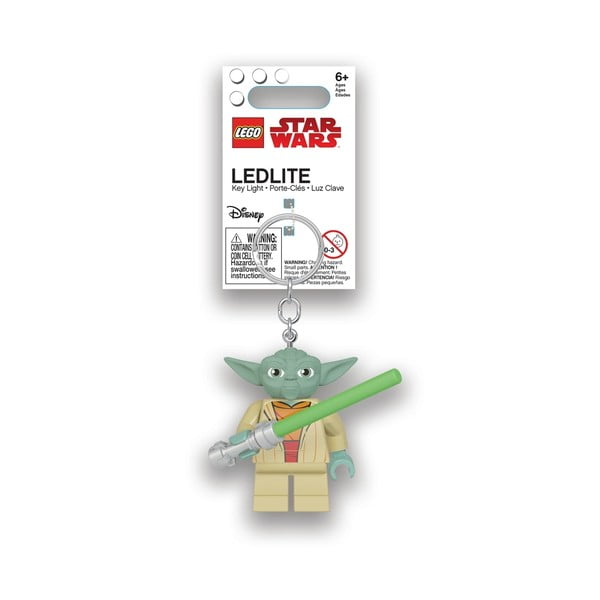 Šviečiantis raktų pakabukas LEGO® Star Wars Yoda-image-1