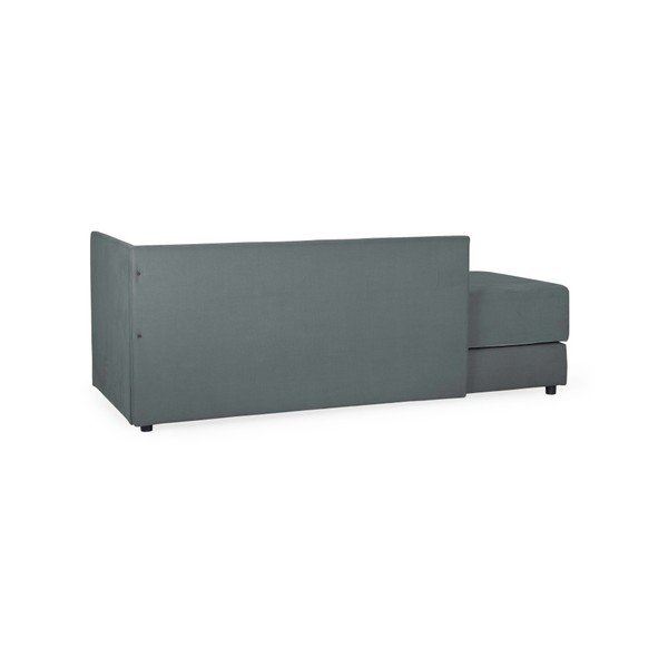 "Scandic Twain" pilka sofa lova, kairė pusė-image-2