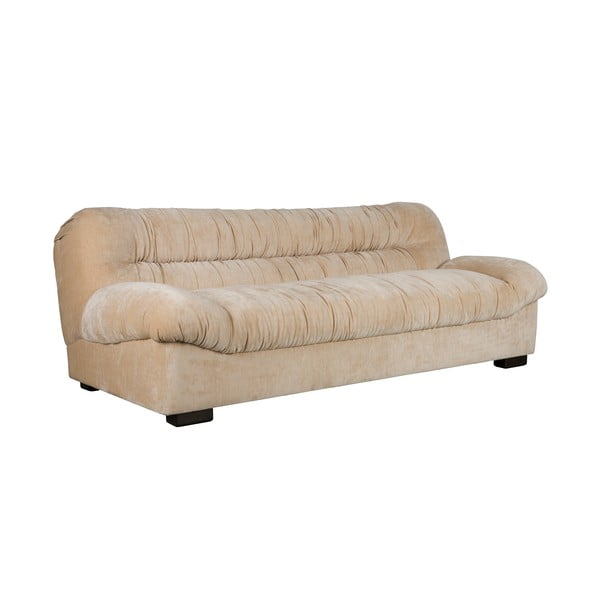 Smėlio spalvos iš velveto sofa 214 cm Douglas – Dutchbone-image-2