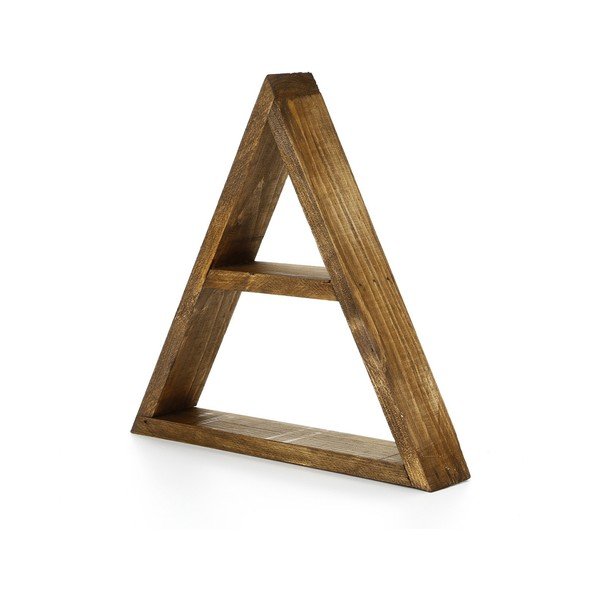 Sieninė medinė lentyna Geometric-image-2