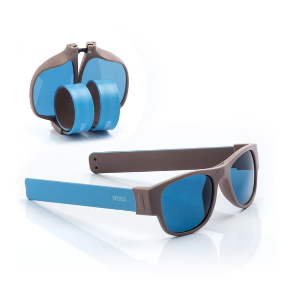 Mėlyni "InnovaGoods Sunfold AC3" akiniai nuo saulės