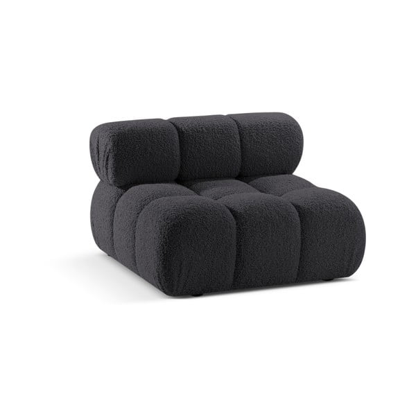 Iš boucle modulinė sofos dalis antracito spalvos (modulinė) Bellis – Micadoni Home-image-3