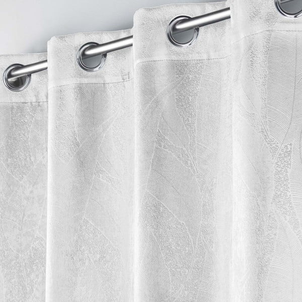 Iš velveto visiškai užtemdo užuolaida baltos spalvos 135x280 cm Melodie – douceur d'intérieur-image-1