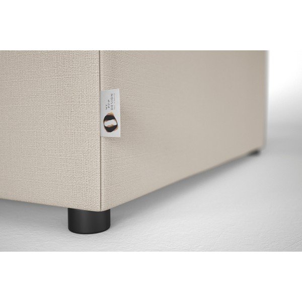 Kreminis minkštas išlankstomas pufas My Pop Design Brady, 80 cm-image-4