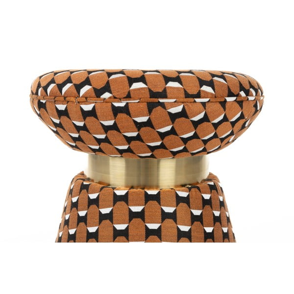Oranžinės spalvos pufas Pin – White Label-image-2