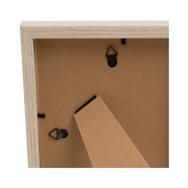 Natūralios spalvos pastatomas/pakabinamas rėmas 17,5x22,5 cm Sencillo – Casa Selección-image-4