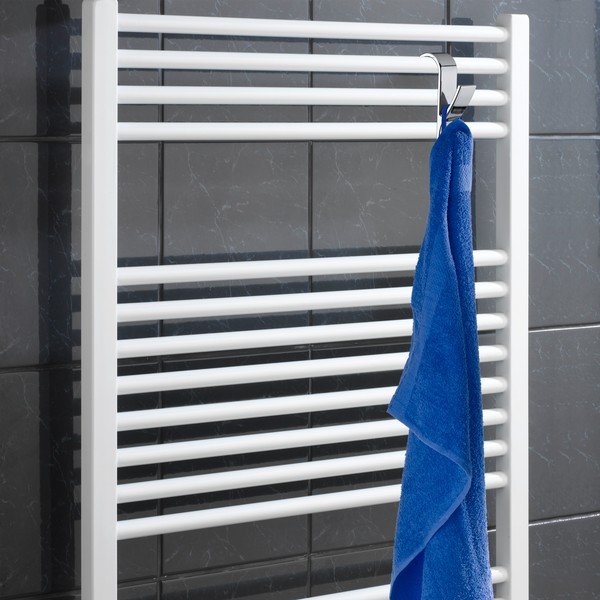2 rankšluosčių kabliukų rinkinys iš chromuoto plastiko Wenko Radiator-image-1
