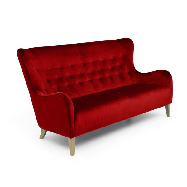 Plytų raudonos spalvos sofa "Max Winzer Medina", 190 cm