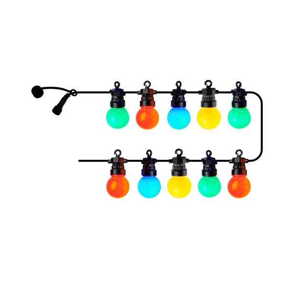 Šviečianti girlianda lempučių skaičius 10 vnt. ilgis 300 cm Lucas Multi – Sirius