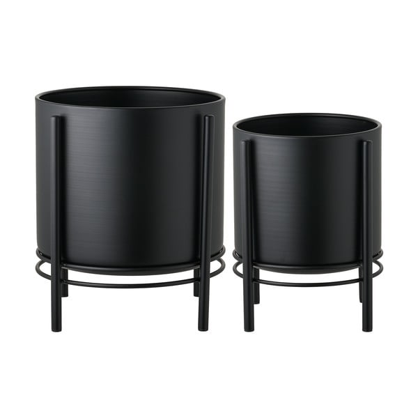 Iš metalo gėlių vazonų dangteliai 2 vnt. Svarta – House Nordic-image-3