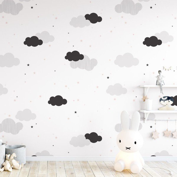 Vaikiški tapetai 50x280 cm Clouds – Dekornik-image-1