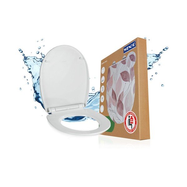 Tualeto sėdynė Easy-close funkcija 36,5 x 45 cm Pula – Wenko