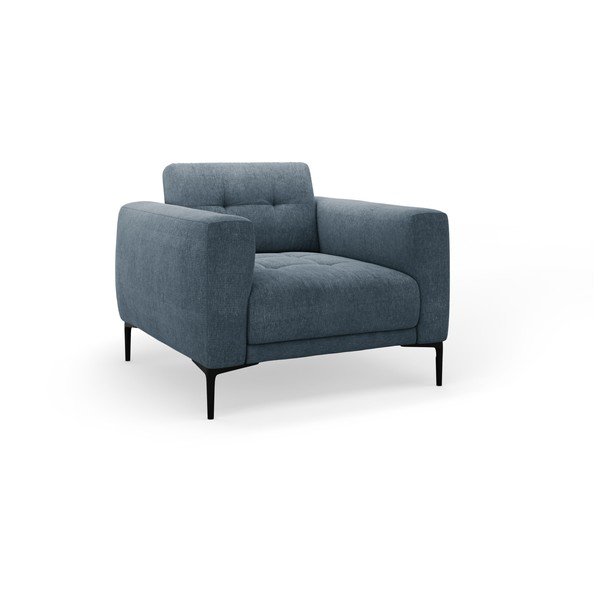 Tamsiai mėlynos spalvos krėslas Bemy – Micadoni 