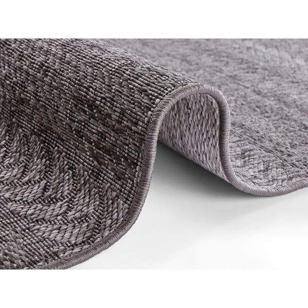 Tamsiai pilkas lauko kilimas NORTHRUGS Granado, 80 x 150 cm-image-2