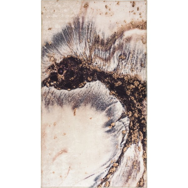 Kreminės-rudos spalvos plaunamas kilimas 230x160 cm - Vitaus