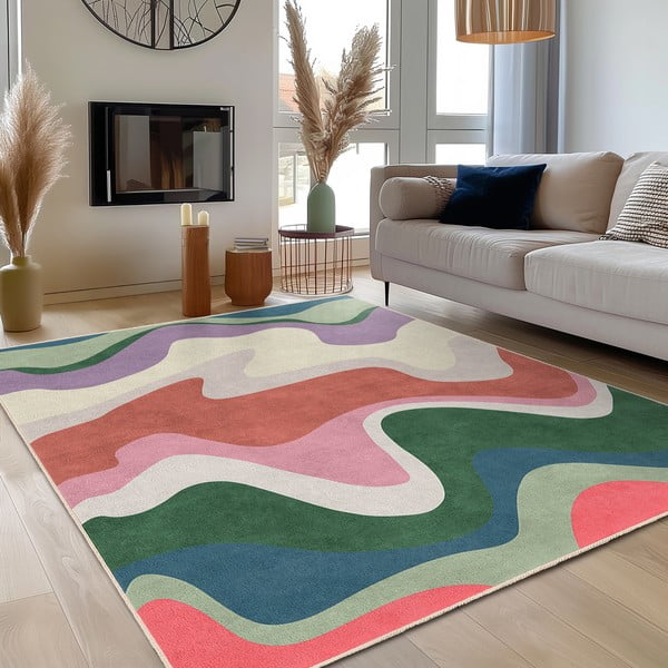 Skalbiamas kilimas 120x180 cm Squiggly Breeze – Mila Home-image-3